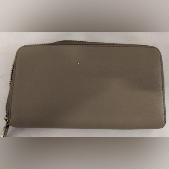 Tory Burch Robinson Zip Continental Wallet - French Gray - Picture 4 of 7